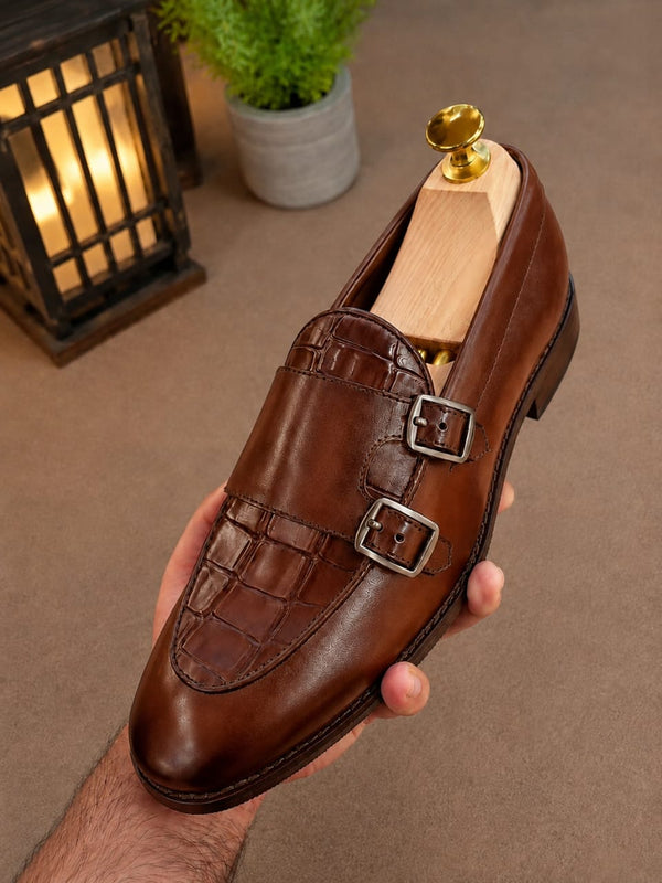 Brown Imperiale double  monkshoe