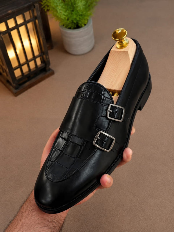 Black Imperiale double  monkshoe
