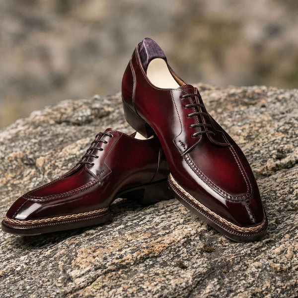 Burgundy maestro oxford shoes