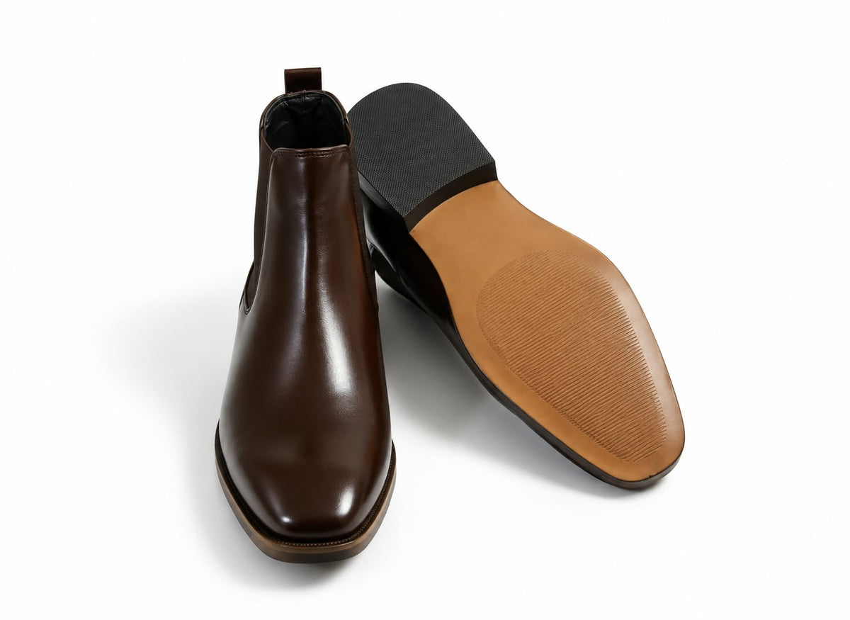 Brown Neron Chelsea Boots for Men